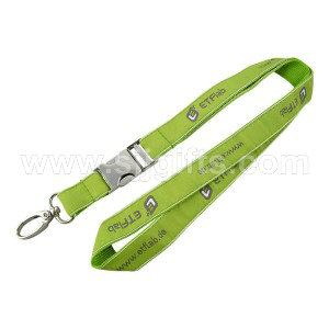 Woven satin lanyards