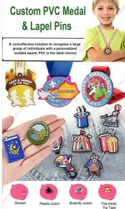 Custom PVC Badges & Medals
