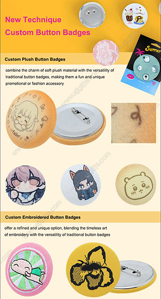 Why Are Custom Plush or Embroidery Button Badges the Perfect Promotional Tool?