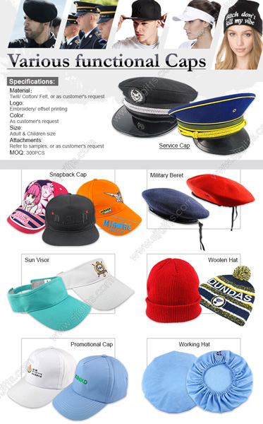 Various Functional Caps
