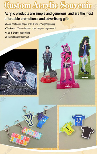 Custom Acrylic Souvenirs