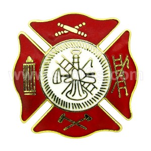 Firefighter Badge / Lapel Pin For The Firefighter / Firefighter Customized Pins