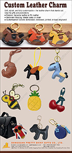 Custom Leather Charms – Personalized Leather Keychains & Bag Charms