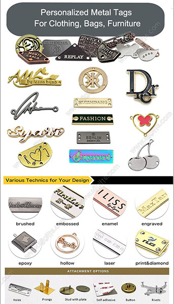 Why Choose Personalized Metal Tags for Clothing, Bags, and Furniture