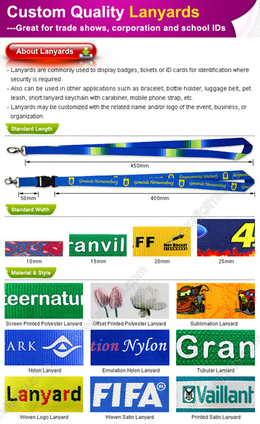 Custom Quality Lanyards