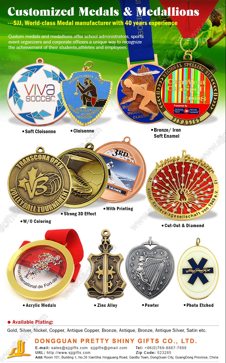 Customized Medals & Medallions