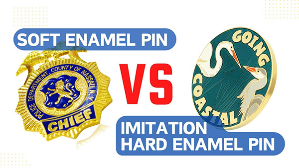 Imitation Hard vs Soft Enamel Pins – The Real Differences
