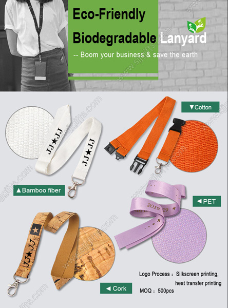 Eco-Friendly Biodegradable Lanyard