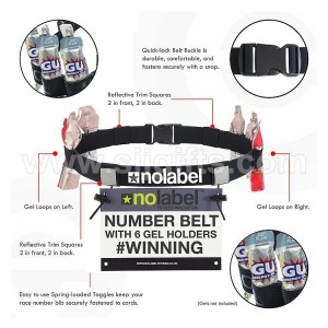 Custom Adjustable Endurance Race Number Belt