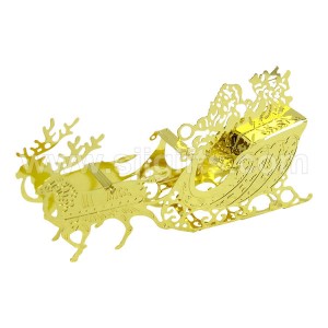 Etched Through Christmas Ornament