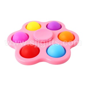 2 in 1 Push Pop Fidget Spinner