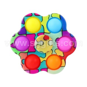 2 in 1 Push Pop Fidget Spinner