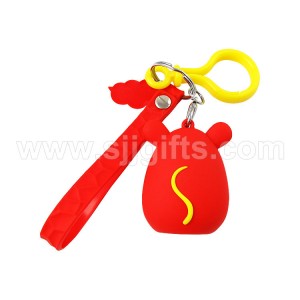 Full 3D PVC Keychain Figures