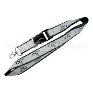 Woven satin lanyards