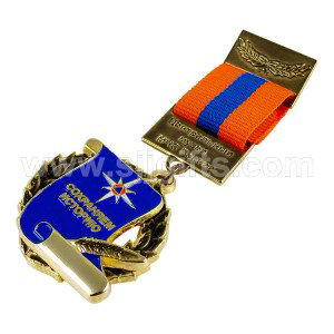 Medals with Short Ribbon Drape