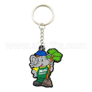 Supply OEM China Customize Cheap Plastic Anime Cartoon Character Soft PVC Rubber Keychain