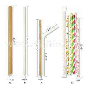 Biodegradable Paper Drinking Straws