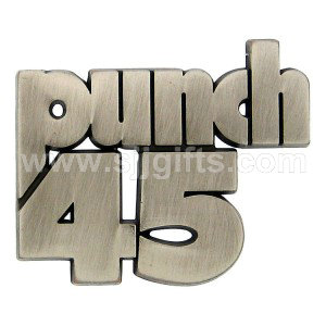 Number and Letter Lapel Pins
