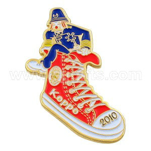 Stamped Iron Soft Enamel Pins