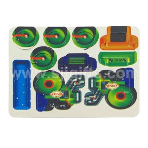Plastic 3D Puzzles