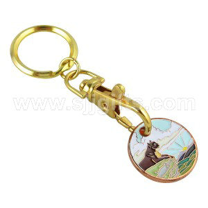 Trolley coin Keychains