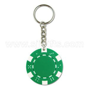 Poker Chip Keychains