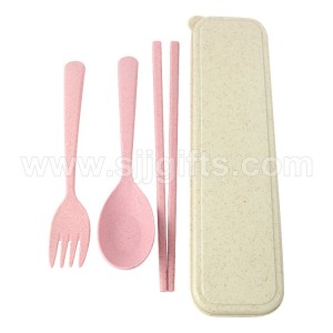 Wheat Straw Lunch Box, Cutlery Sets