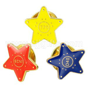 Stamped Brass Soft Enamel Pins