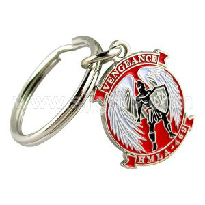 Stamped Soft Enamel Keychains