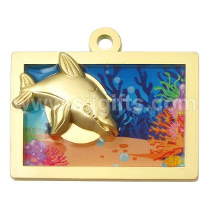 UV Printing Metal Charms Keychains