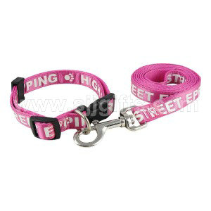 Wholesale OEM China Nylon Pet Dog Collar Leash for Small Medium Big Dogs Cat