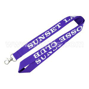 Silkscreen Printed Polyester Lanyards