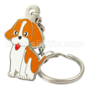 Good quality China Custom Metal Blank 3D Silver Supreme Keychain for Gift