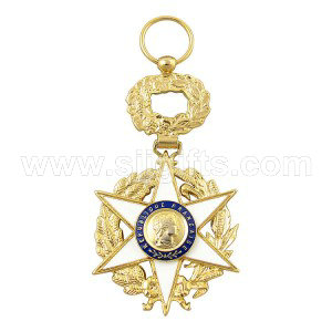 Medals with Short Ribbon Drape