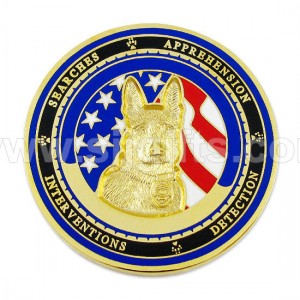 K-9 Coin, K9 Challenge Coins