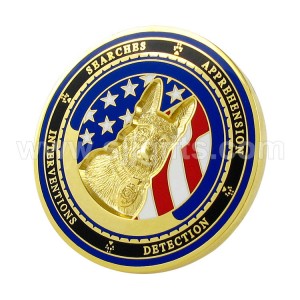 K-9 Coin, K9 Challenge Coins