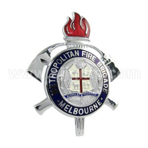 Firefighter Badge / Lapel Pin For The Firefighter / Firefighter Customized Pins