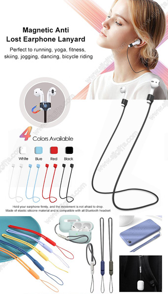 The Ultimate Anti-Lost Design Earphones Hanging Lanyard