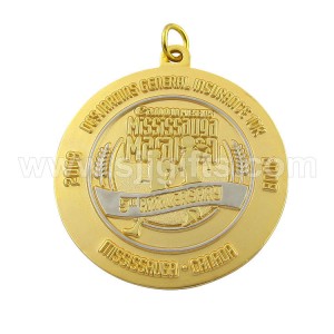 High quality China Custom Made Large Winter Snowman Race Medal Alloy Running Challenge Medal with Finish