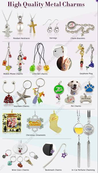 High Quality Metal Charms