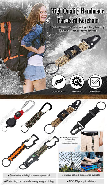 Handmade Paracord Keychains