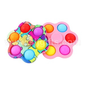 2 in 1 Push Pop Fidget Spinner