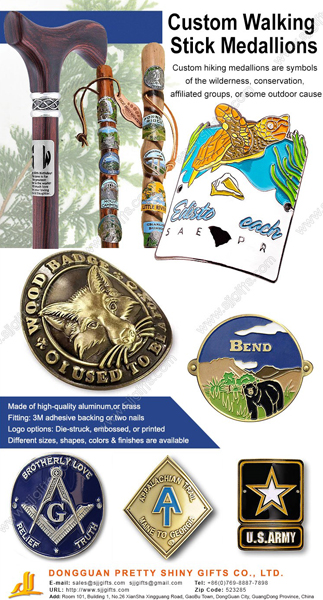 Capturing the Great Outdoors with Custom Walking Stick Medallions