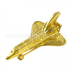 Airplane Lapel Pin / 3D Aircraft Pin / Miniature Airplane badge / Pilot Badge / Aircraft Badge