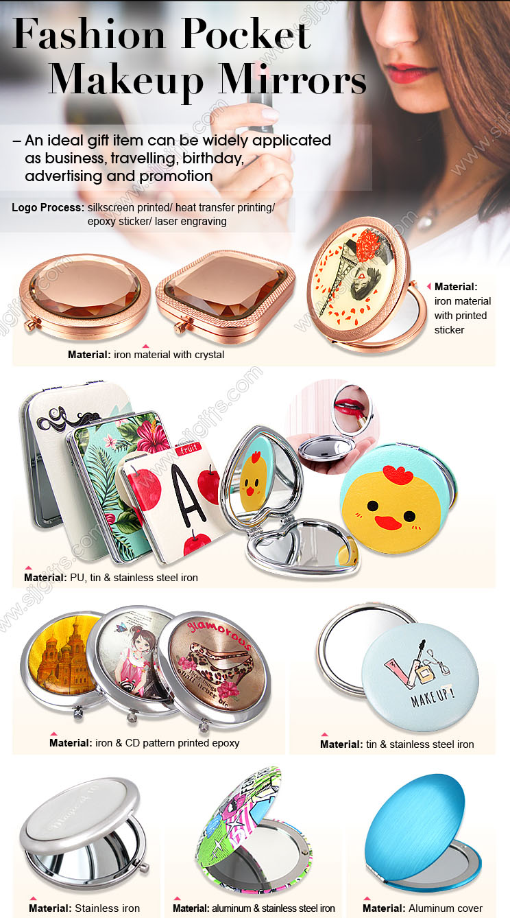 Fashion Pocket Makeup Mirrors