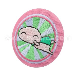 Custom Embroidered Button Badges