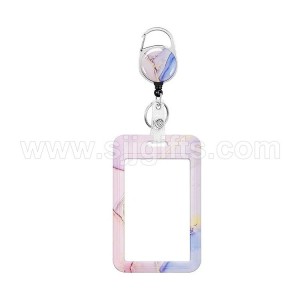 Custom ID Card Holder Hanger Keychain