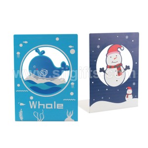 Custom Metal Bookends with UV Printing