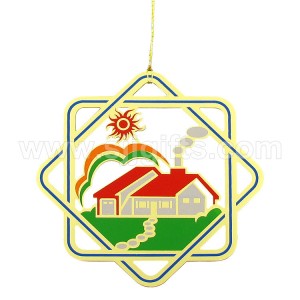 Etched Through Christmas Ornament