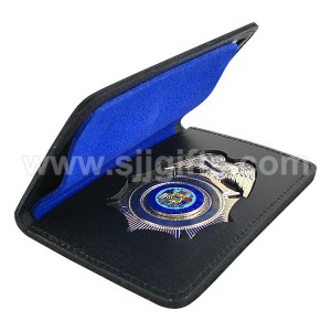 Leather Police Badge Wallets